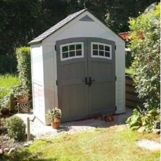 CASETA COBERTIZO RESINA JARDIN SUNCAST BMS 7400 - CASETAS Y COBERTIZOS