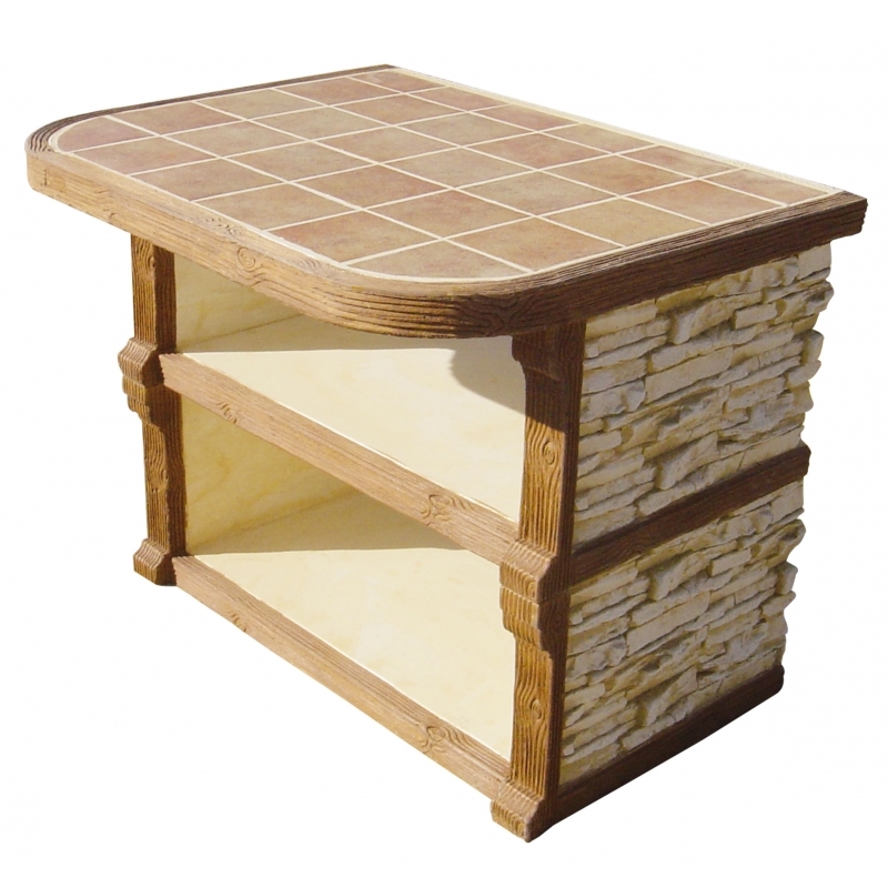 Mesa De Picnic Para 4 Niños Agujero Para Sombrilla Madera Abeto Cfw310778 93373810