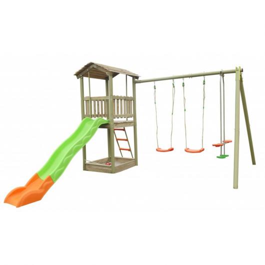 PARQUE INFANTIL CON TOBOGAN OUTDOOR TOYS ARMANDO - JUEGOS INFANTILES,  JUEGOS DE EXTERIOR OUTDOOR TOYS - TOBOGANES OUTDOOR TOYS - Casetas y  Cobertizos de Resina para Jardin en España, Piscinas Gre